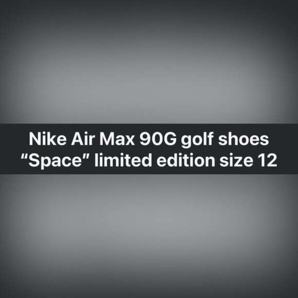 Nike Air Max 90G Golf Shoes Limited Edition "Space" - Picture 2 of 7
